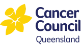 Cancer Council Queensland logo in its brand colours on a transparent background
