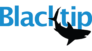 Blacktip Logo In Their Brand Colours On A Transparent Background