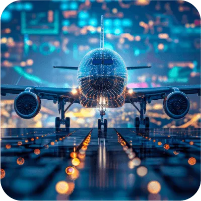 A Plane On The Runway