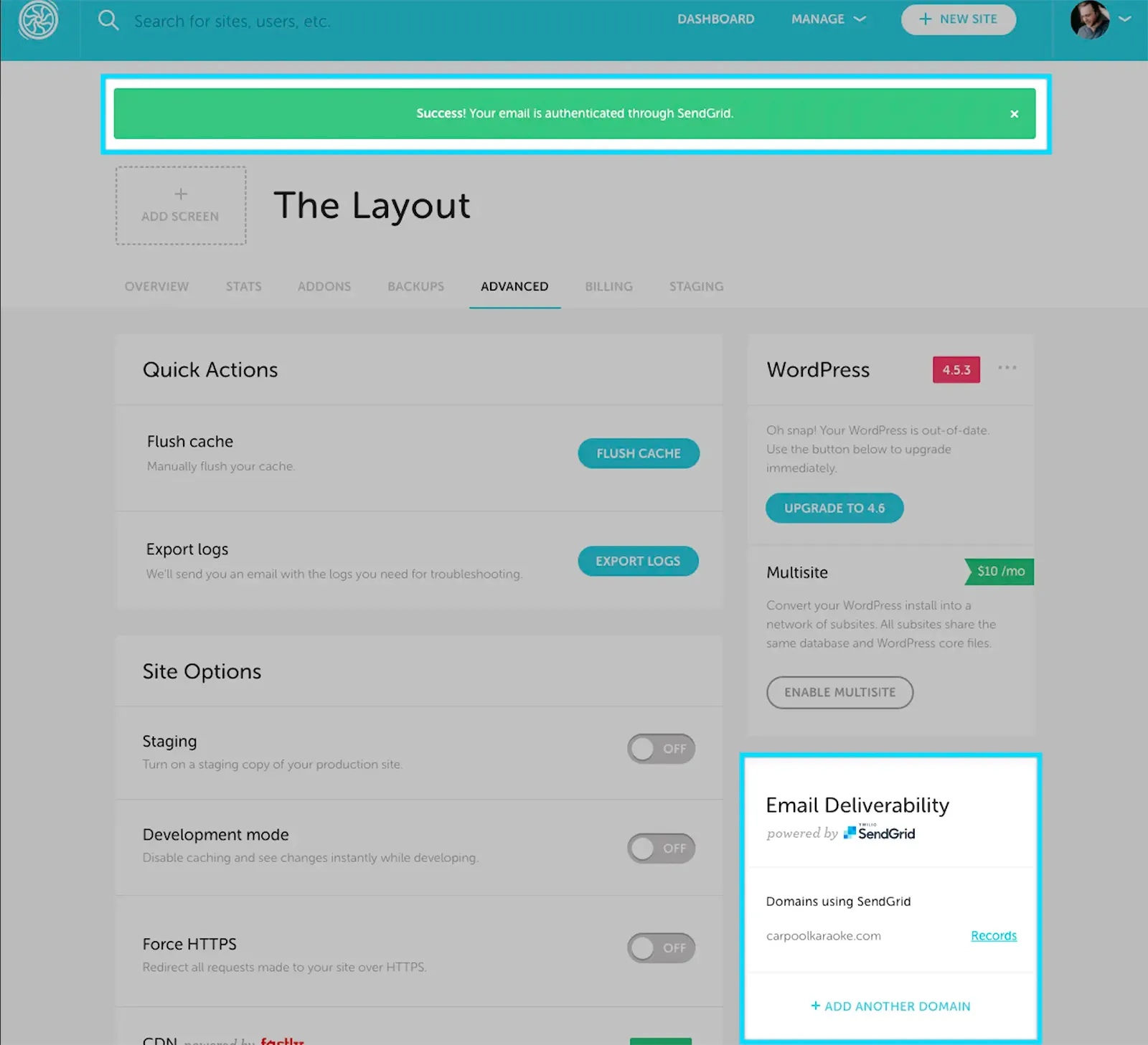 Flywheel Dkim Screenshot 6