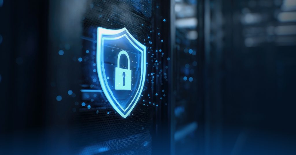 Servidor con escudo de seguridad digital