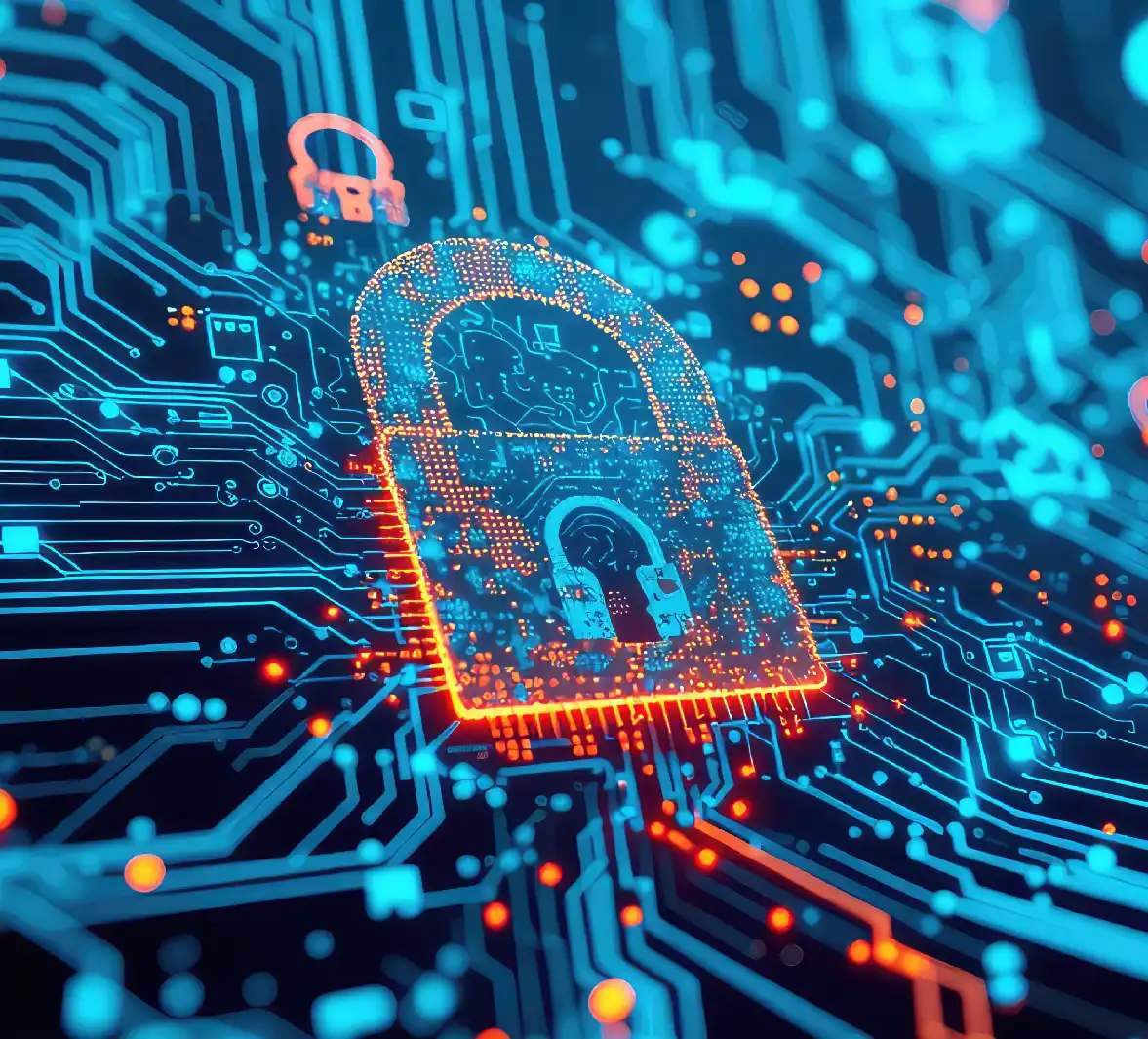 Digital Lock In A Cyber Network