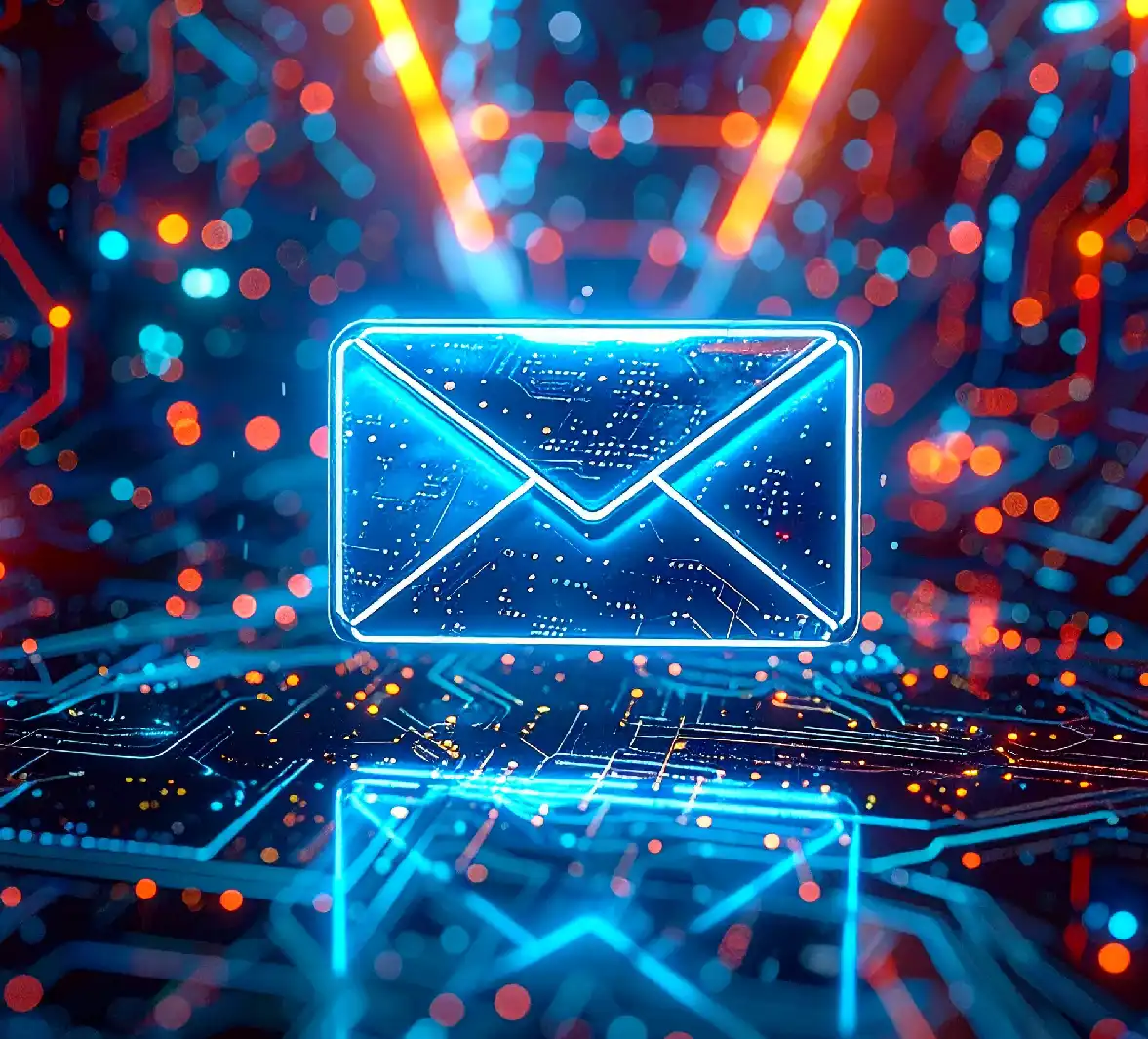 Email Envelope Icon In A Digital Environment