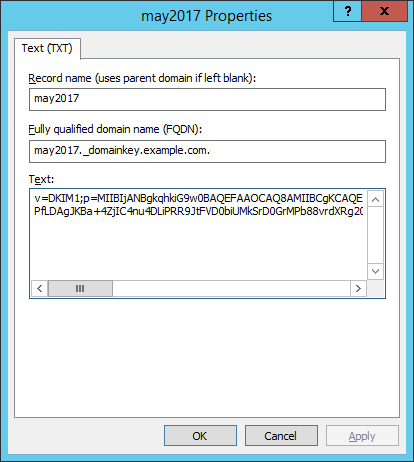 Trustwave Mailmarshall Dkim Screenshot 2