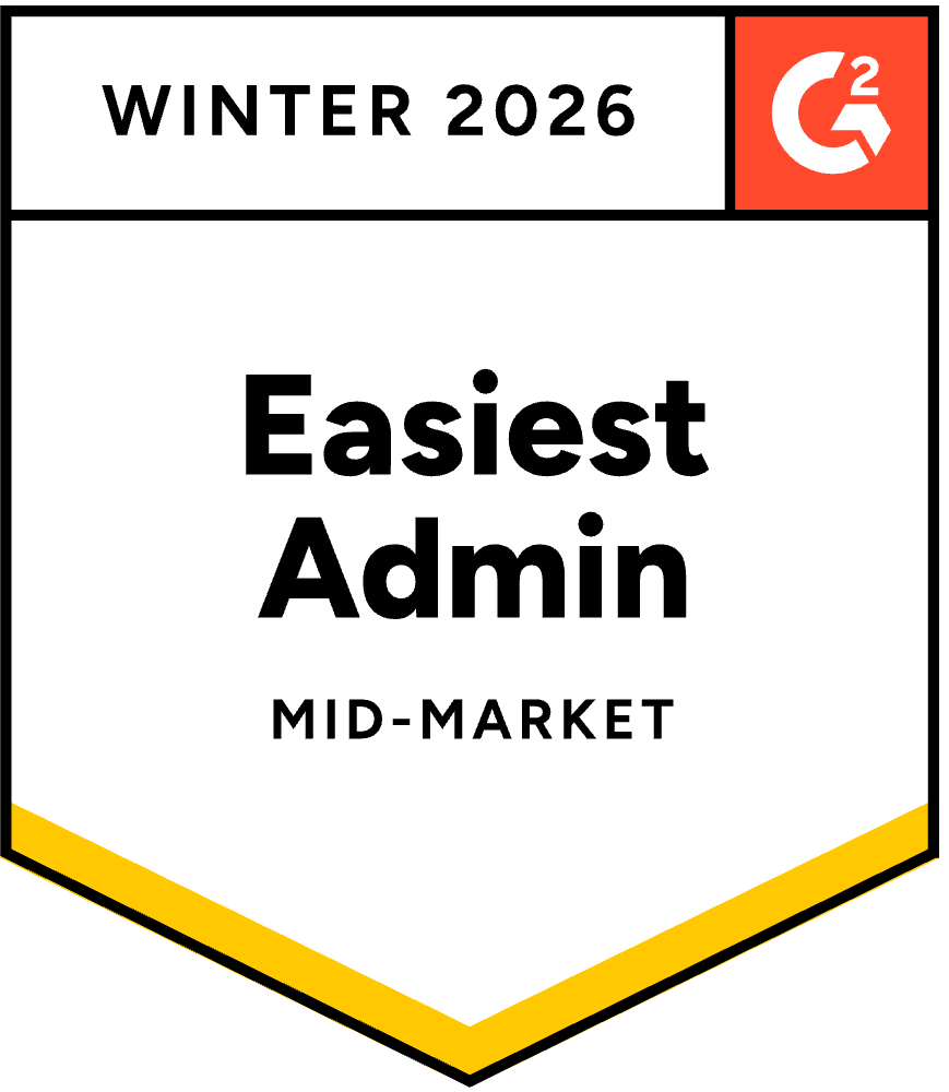 G2 Review Easiest Admin Badge Winter 2026