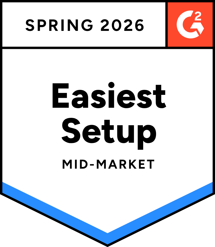 G2 Review Easiest Setup Spring 2026