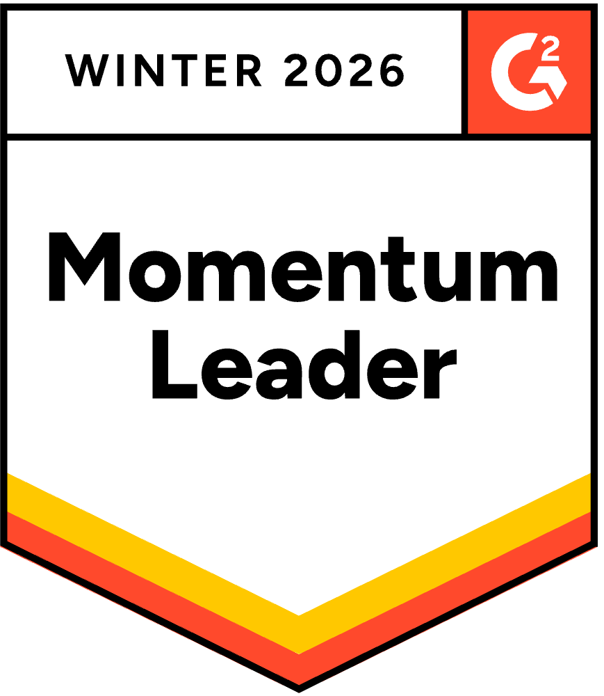 G2 Review Momentum Leader Badge Winter 2026