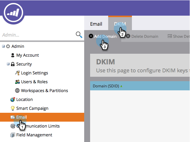 Marketo Dkim Screenshot 2