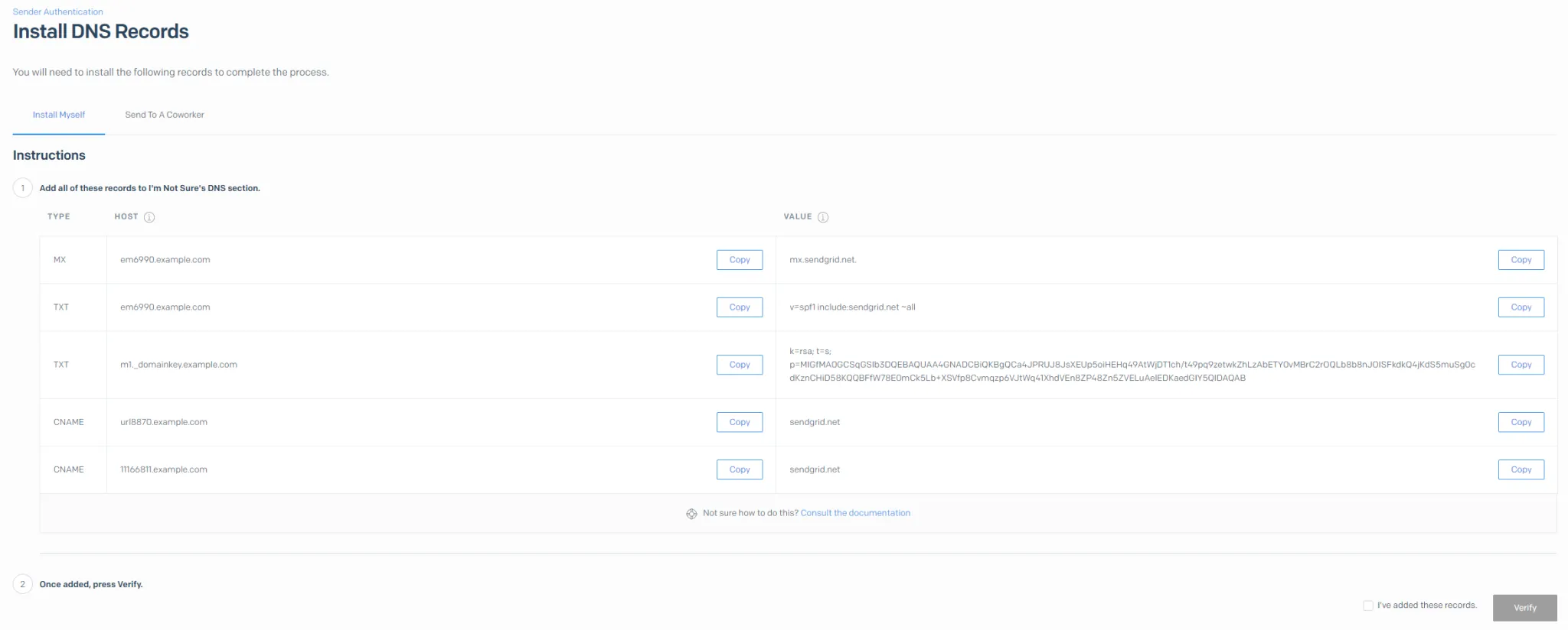 Sendgrid Dkim Screenshot 4