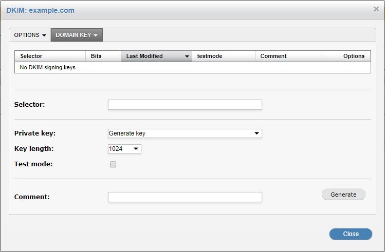 Spamtitan Dkim Screenshot 2