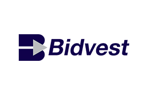 Bidvest logo in their brand colours on a transparent background.