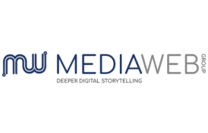 Mediaweb Logo In Their Brand Colours On A Transparent Background