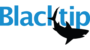 Blacktip Logo In Their Brand Colours On A Transparent Background