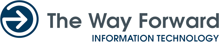 The Way Forward Information Technology Logo In Their Brand Colours On A Transparent Background.