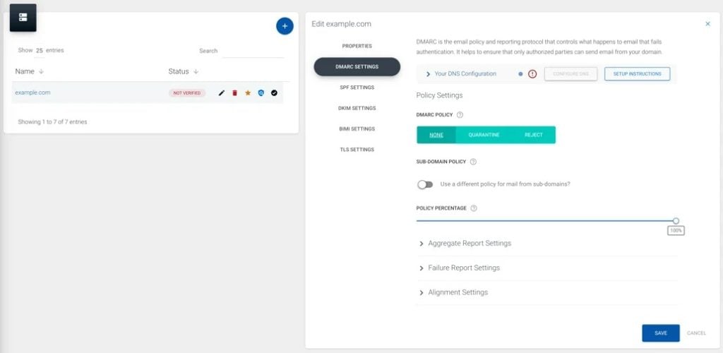 Sendmarc’s Dmarc Management Platform Makes Configuration Easy.