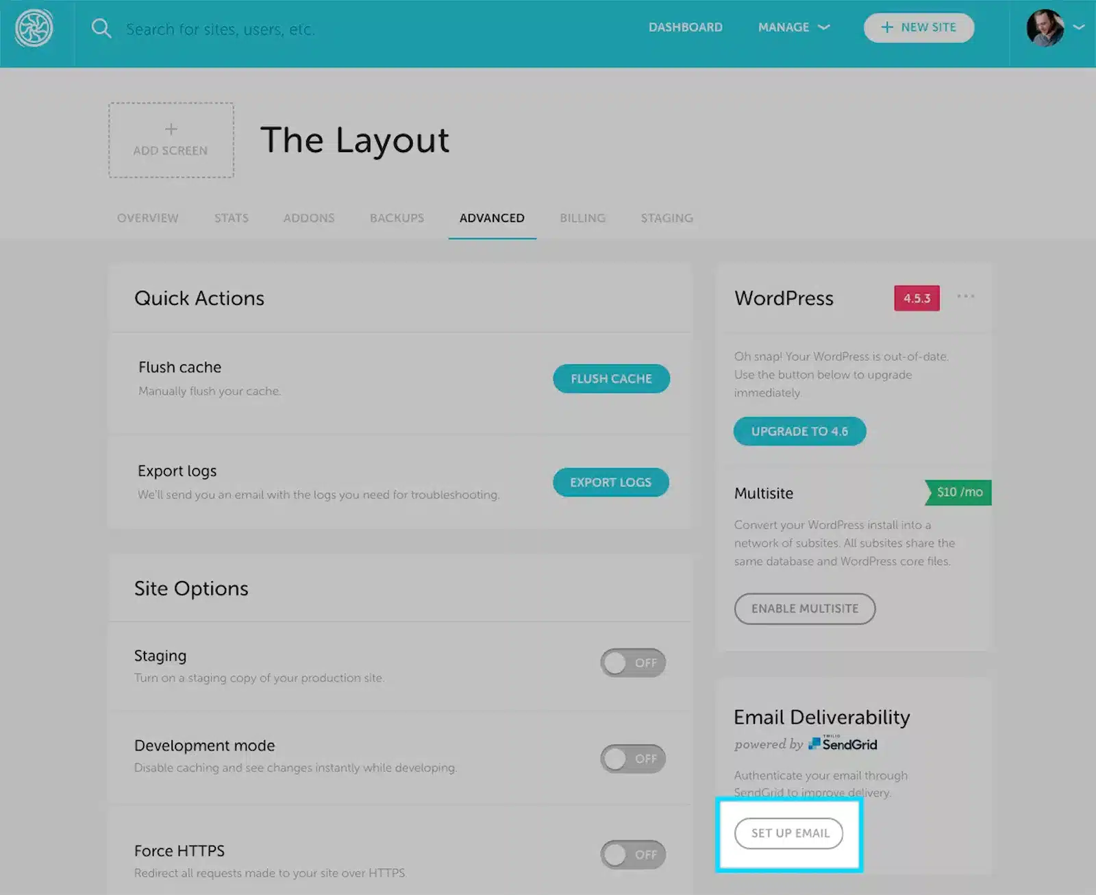 Flywheel Dkim Screenshot 2
