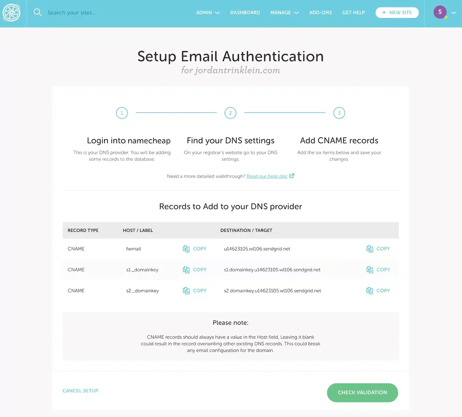 Flywheel Dkim Screenshot 4