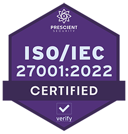 certification badge for ISO/IEC 27001:2022