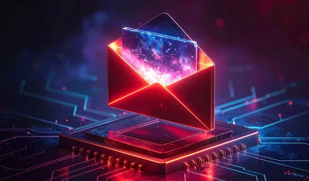 Open Email Envelope In A Digital Environment