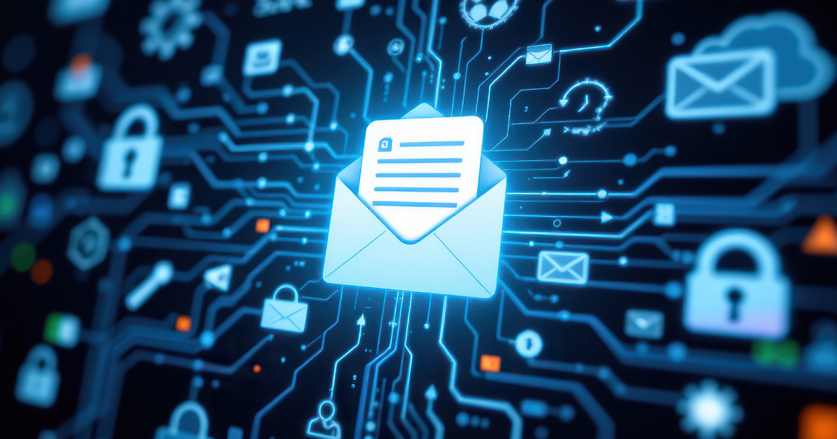 Un correo electrónico en el que se muestra la documentación y la configuración relacionadas con ello