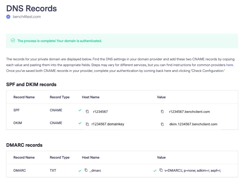Benchmark Dkim Screenshot 5