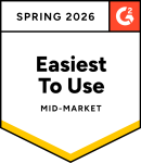 G2 Review Easiest To Use Badge Spring 2026
