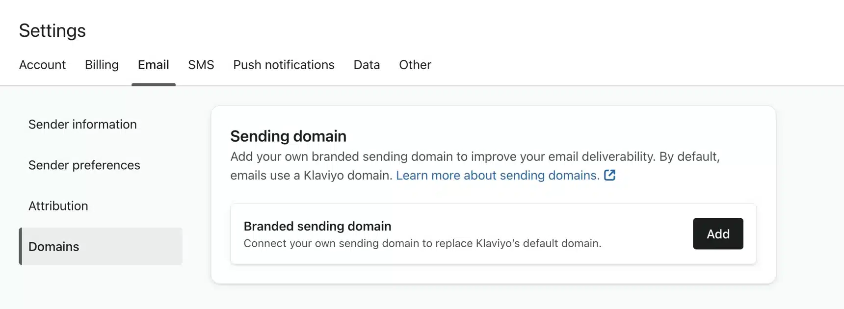 Klaviyo Dkim Screenshot 2