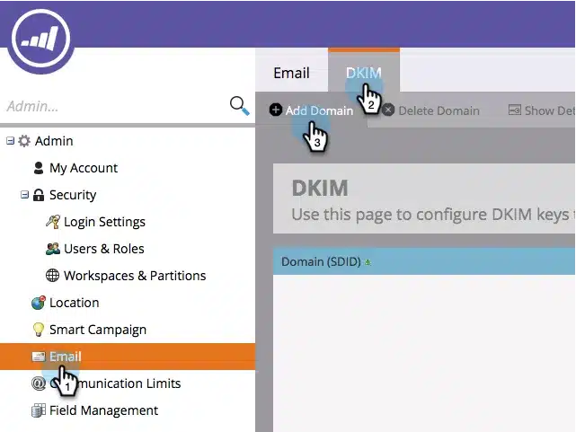 Marketo Dkim Screenshot 2